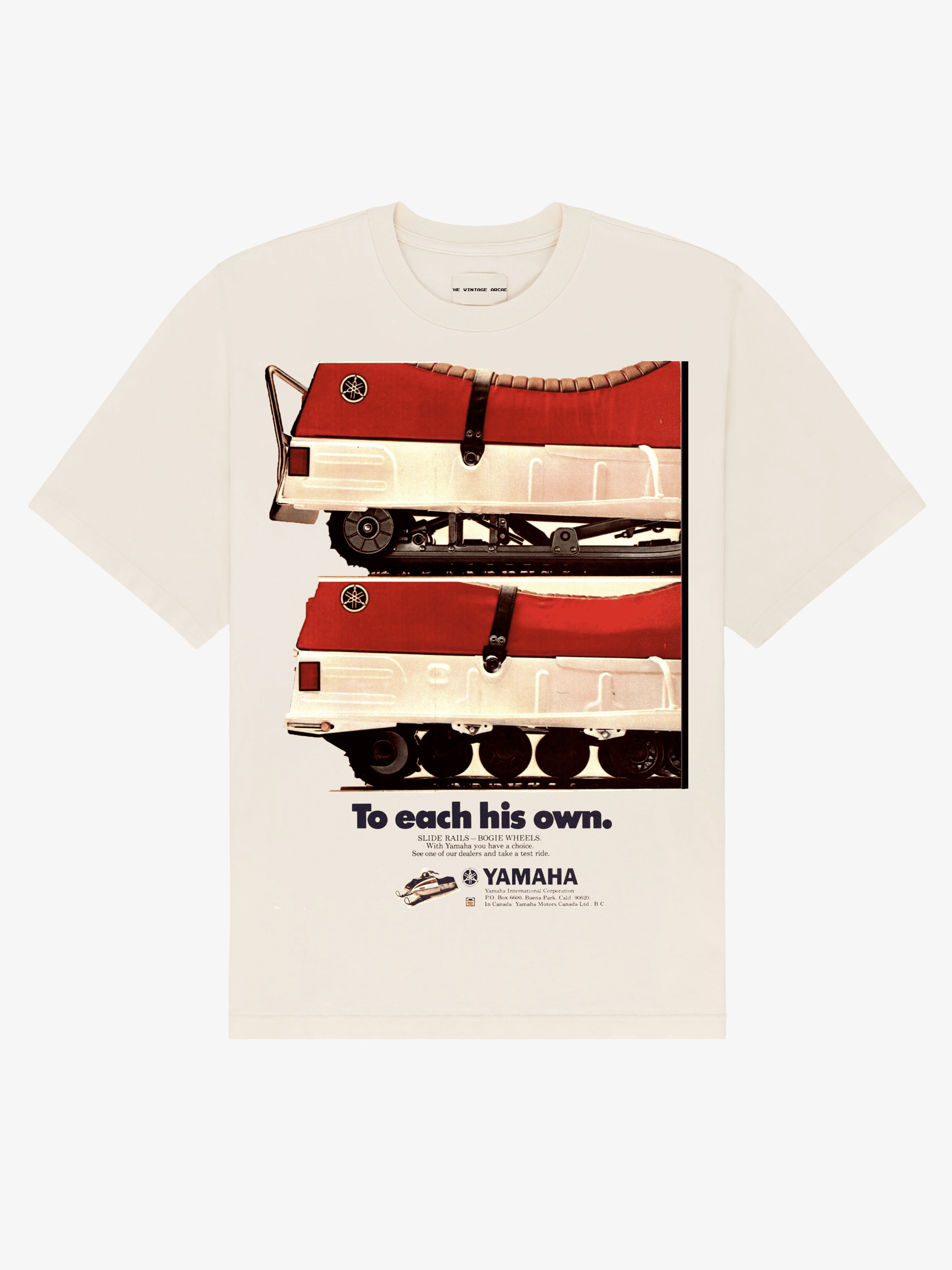 To Each His Own Vintage Snowmobile Tee